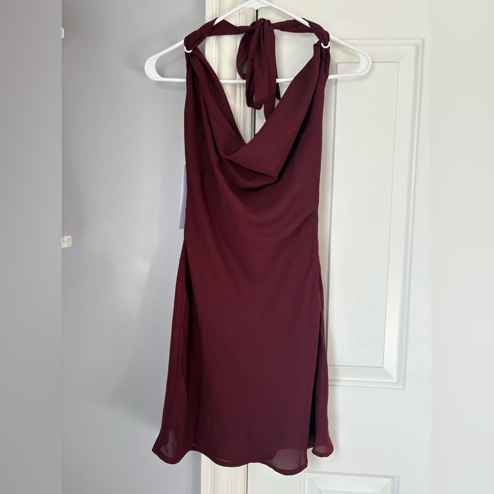 White Fox Ocean Boulevard Mini Dress Currant